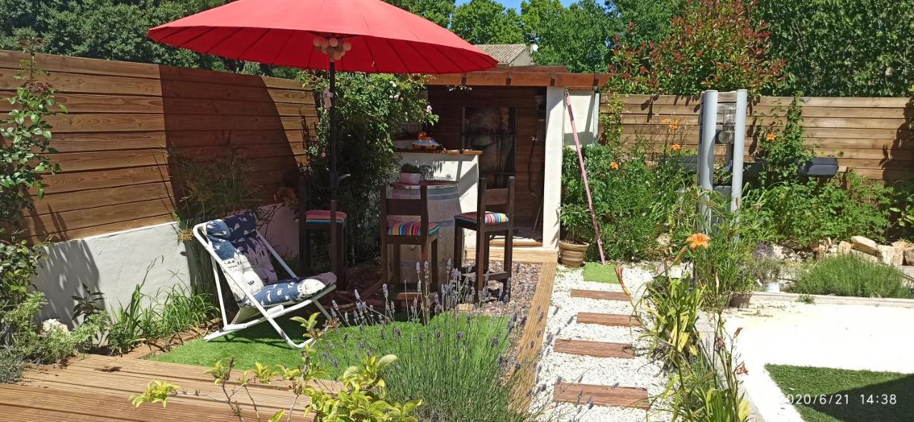 Secret Garden: Chez Gilles et Tra's Charming Zen Retreat Apartment Valergues Exterior photo